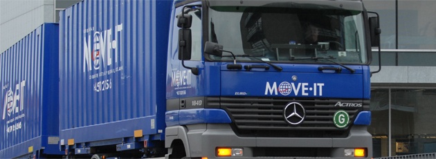 Move IT international flyttebil - Containertransport